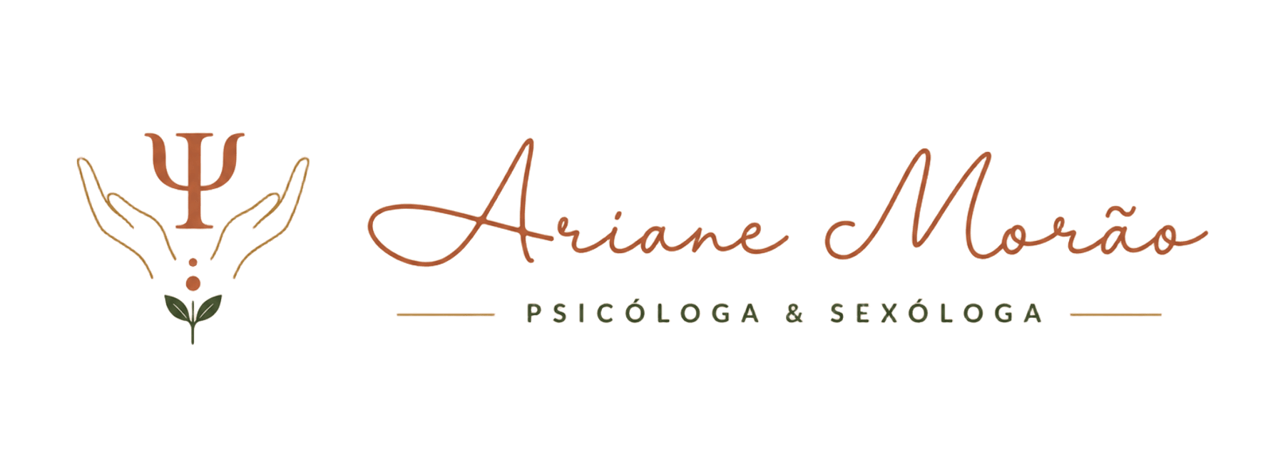 Logomarca Ariane Morão - Psicóloga e Sexóloga